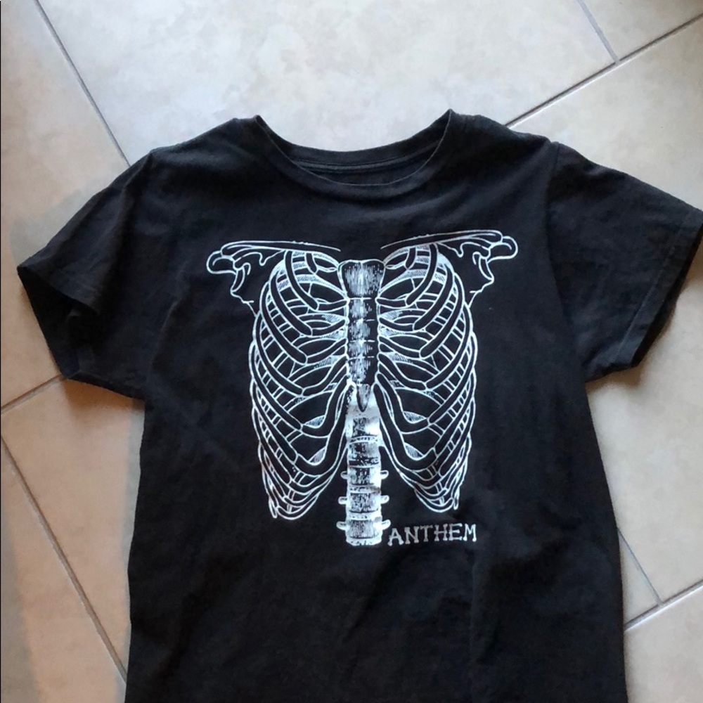 Glow in the dark Anthem Made ribcage Tee